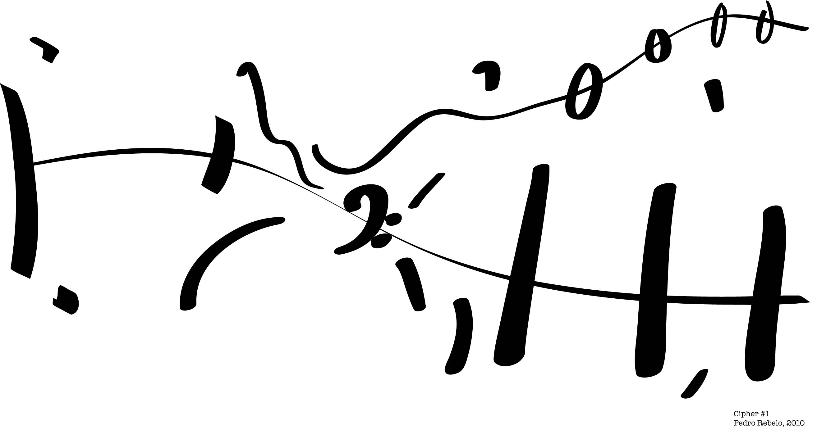 Cipher #1, Pedro Rebelo, 2010